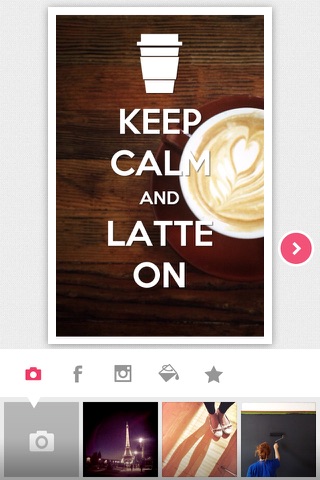 Keep Calm - Turn your instagram, facebook photos into Keep Calm poster with KeepCalmr screenshot 3