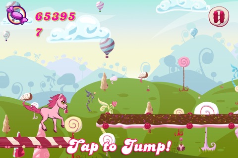 Candy Pony Run - Sweet Jumping Game Saga screenshot 3
