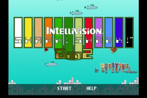 Intellivision Shark! Shark! Gen2 screenshot 2