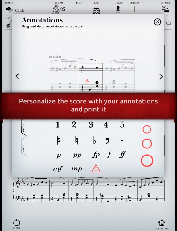 Play Chopin – Waltz No. 18 (interactive piano sheet music) screenshot-3