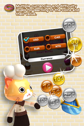 Cupcake Shop - Smart monetary Educational Game for kids screenshot 3