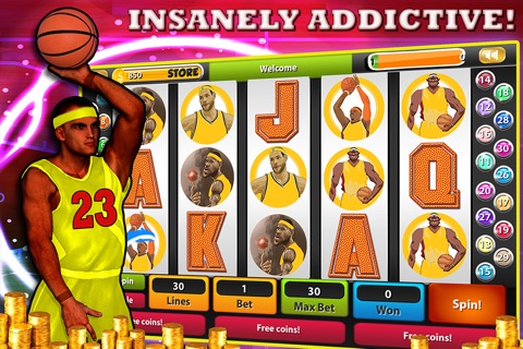 Cavaliers Edition Slot Machine - A Cleveland Basketball Themed Vegas Casino Game With Big Bonuses! screenshot 2