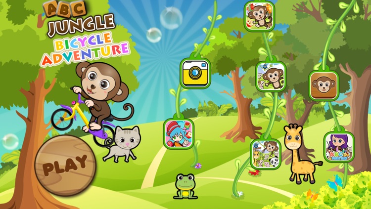 ABC Jungle Bicycle Adventure preschooler eLEARNING app