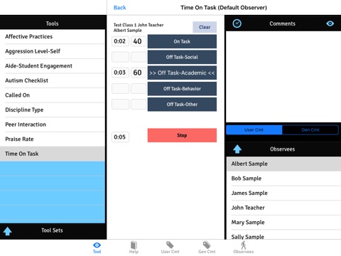 ClassGather Special Education Edition for iPad screenshot 2