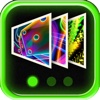 A Neon Glow Wallpaper Photo Maker - Free Version
