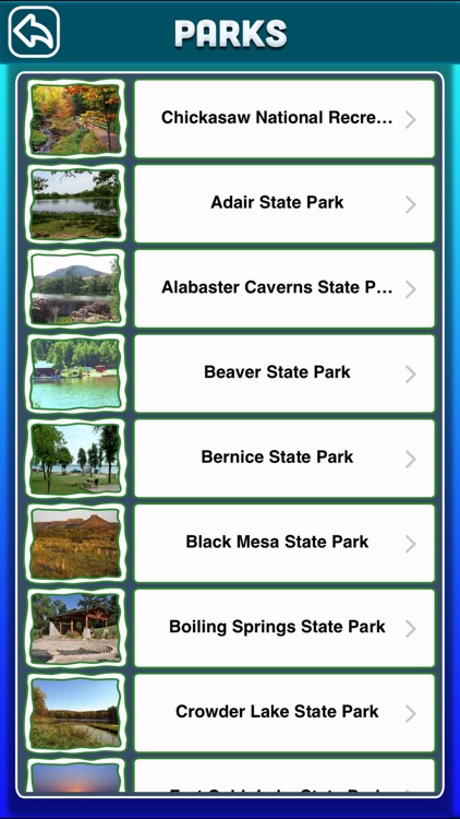 Oklahoma National & State Parks