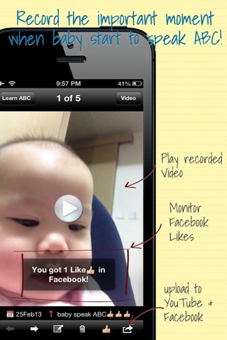 Baby can Read & Speak - ABC Alphabet App for Toddler Preschool & Kindergarten screenshot 4
