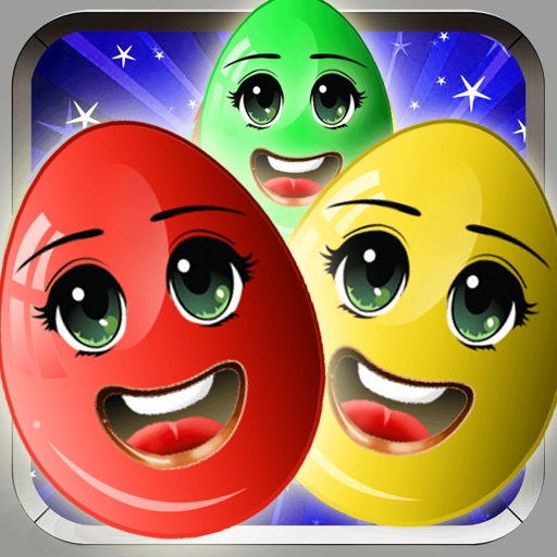 Easter Egg Hunt 2014 Mania - Color Bubbles Match-3 For Boys, Girls And Kids HD iOS App