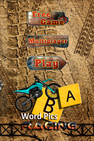 Four Motorbikes Word Racing: Chase Game V. 1 screenshot 4