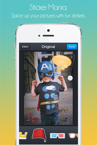 Picture Editor- for Facebook, Twitter, Flickr, Instagram, FB, Ameba, FiveTalk, Kakao, Viber, WeChat, WhatsApp & Photoshop screenshot 3