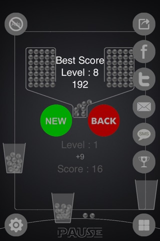 Catch the 100 Balls in Moving Buckets screenshot 4