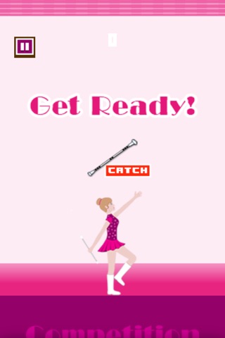 Baton Twirl Catch - Girlie Girl Fun Game of Baton Twirler Free screenshot 2