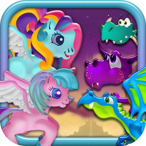 My Pretty Pony vs. Cute Little Dragon iOS App