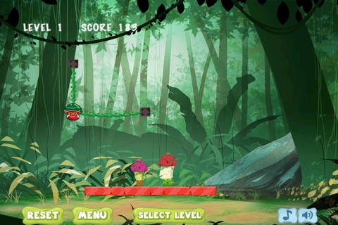 Jungle Rope Cut Battle - A Mushroom Strategy War Challenge screenshot 2