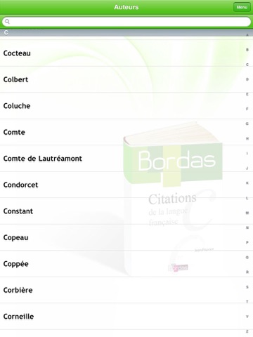 BORDAS 5000 Citations, le dictionnaire des citations de la langue française HD screenshot 2