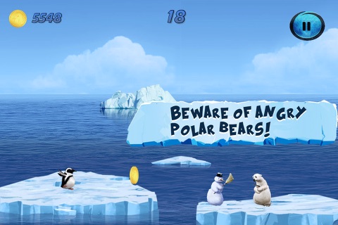 Mad Penguin Run - Free Fun Animal Jumping Game screenshot 3
