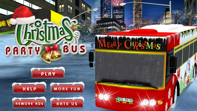 Christmas Party Bus Simulator 2016 – 3D City Bus Driver Simulation Game screenshot-4