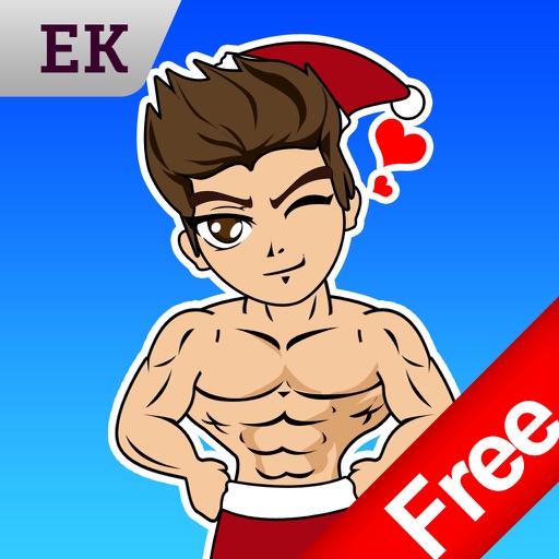 Sexy Keyemoji Free - Dirty Stickers and Gif Emojis Keyboard Christmas & New Year Version Icon