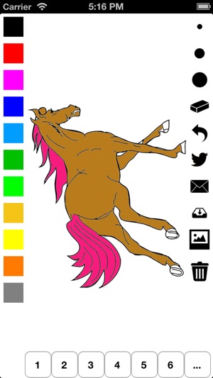 Horse Coloring Book for Girls: Learn to 