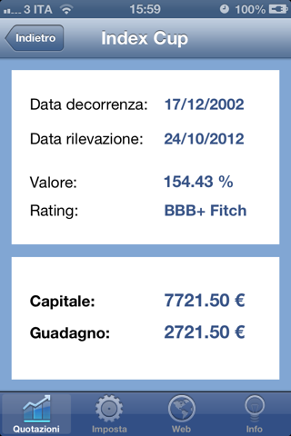 Quotazioni screenshot 2