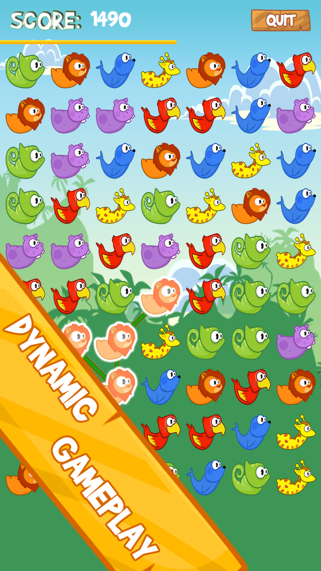 How to cancel & delete Wildlife Colony Join | Jelly Wild Fun Animals Cascade | Free Game from iphone & ipad 2