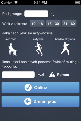 Licznik kalorii screenshot 3