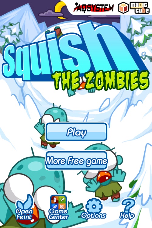 Squish The Zombies - Fun Time Killer Game with snowball screenshot-4