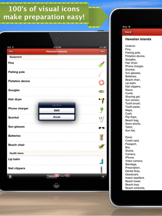 Vacation Plus for iPad - Trip Planner & Reminder