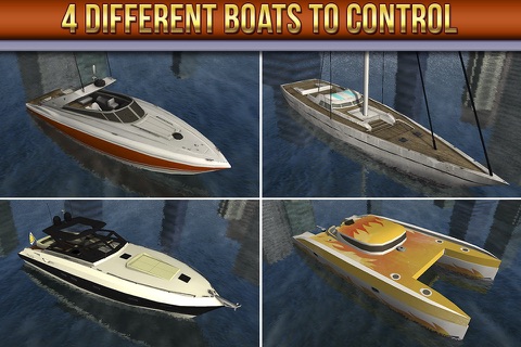 3D Boat Parking Simulator Game - Real Sailing Driving Test Run Marina Park Sim Games. screenshot 3