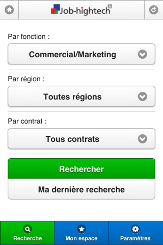 Job-hightech – Les emplois de pointe en Ile de France screenshot 2