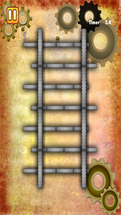 Gravity Ball Puzzle - Steampunk Rolling Brass Challenge screenshot-4