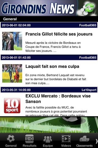 Girondins News screenshot 2