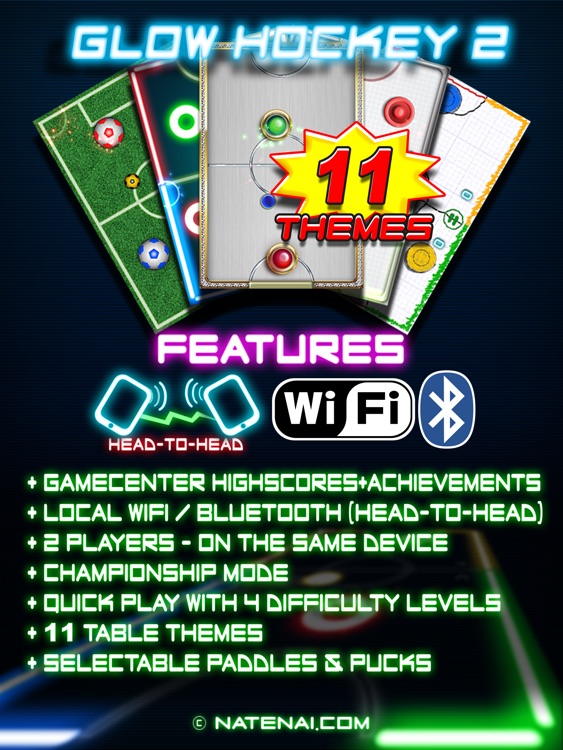 Glow Hockey 2 HD