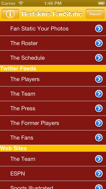 Redskins Fan Static
