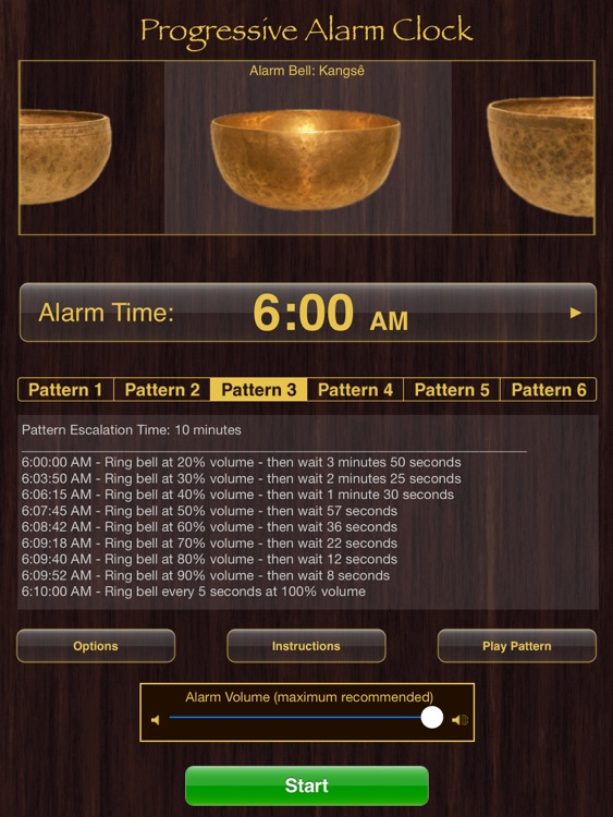 Progressive Alarm Clock for iPad