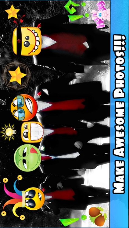 Emoticon Photo Booth - A Funny Pictures Editor with Emoji and Cartoon Stickers
