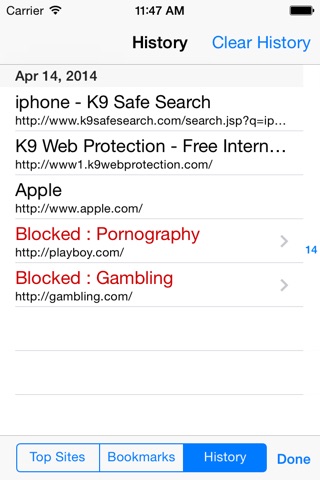 K9 Web Protection Browser screenshot 4