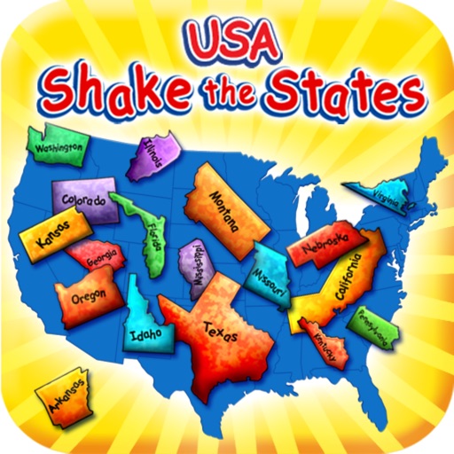 Shake the States - Fun Games for Kids Series iOS App