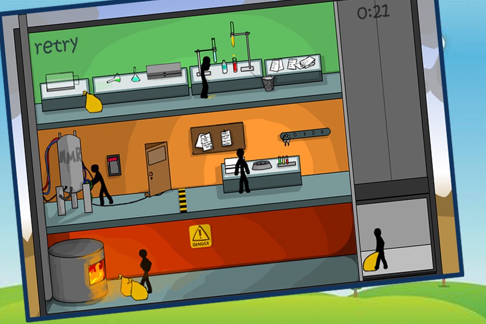 Deadly Hospital and Lab - Stickman Edition screenshot 4