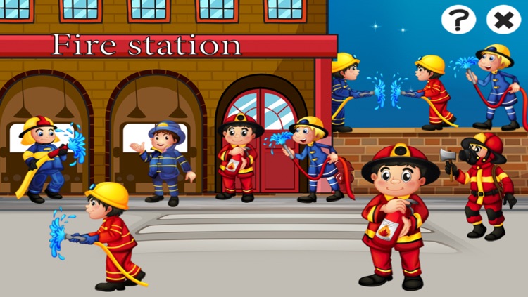 A Firefighter Learning Game for Children: Puzzles, games and riddles with firemen