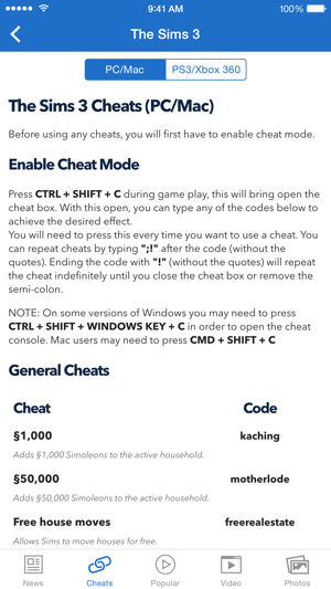 Cheats + News for The Sims - Video Guide and Wallpaper (UNOF(圖5)-速報App