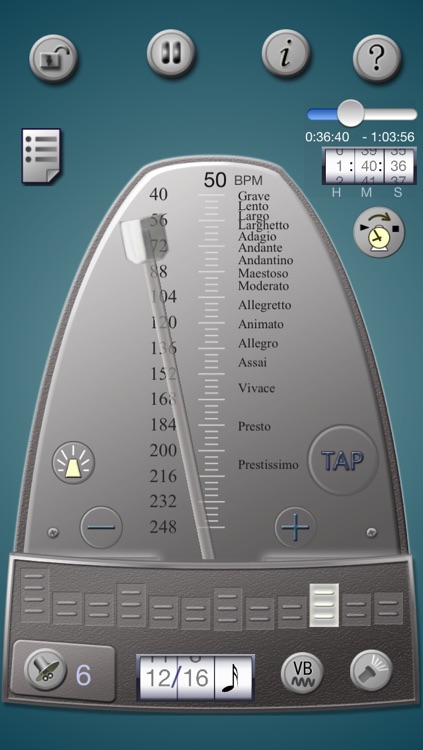 Lifelike Mechanical Metronome