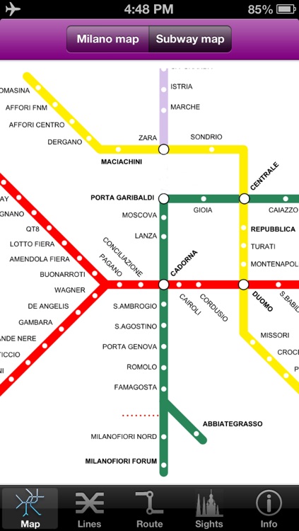 Milan Subway Guide with Offline map