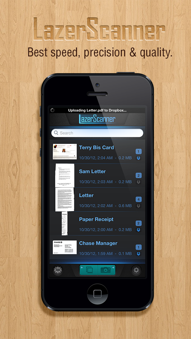How to cancel & delete LazerScanner - Scan multiple doc to pdf and auto upload to Dropbox Free from iphone & ipad 1