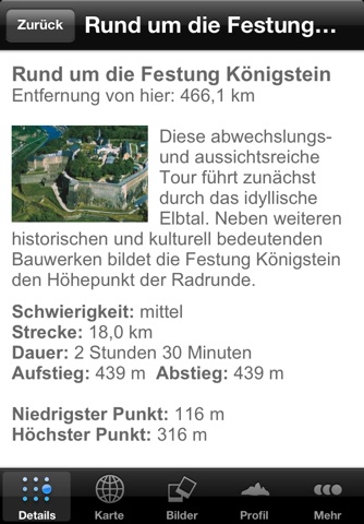 Tourplaner Sächsische Schweiz screenshot 3