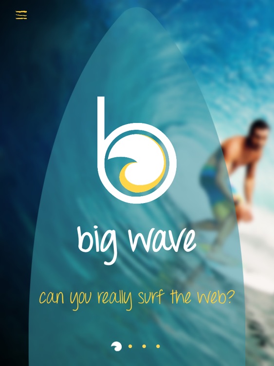 Big wave can you surf the web? by Roland Huhn