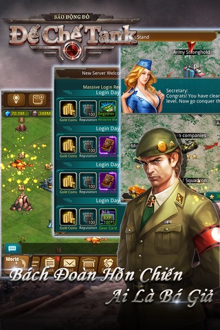 Đếchế Tank – Game chiếnthuậtđỉnhcaotrên Mobile! screenshot 4