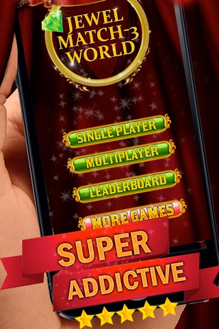 Jewel Match-3 World - Fun Gems And Diamonds Puzzle Maker For Kids screenshot 2