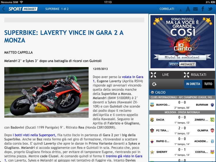 SPORT MEDIASET HD screenshot-4