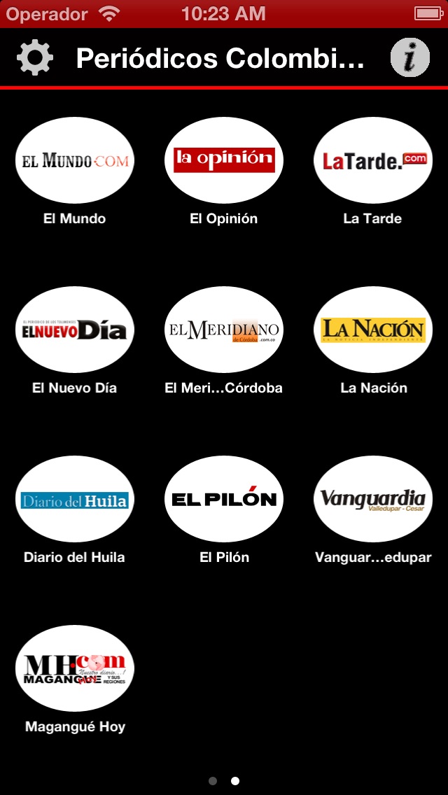 Periódicos Colombiano... screenshot1